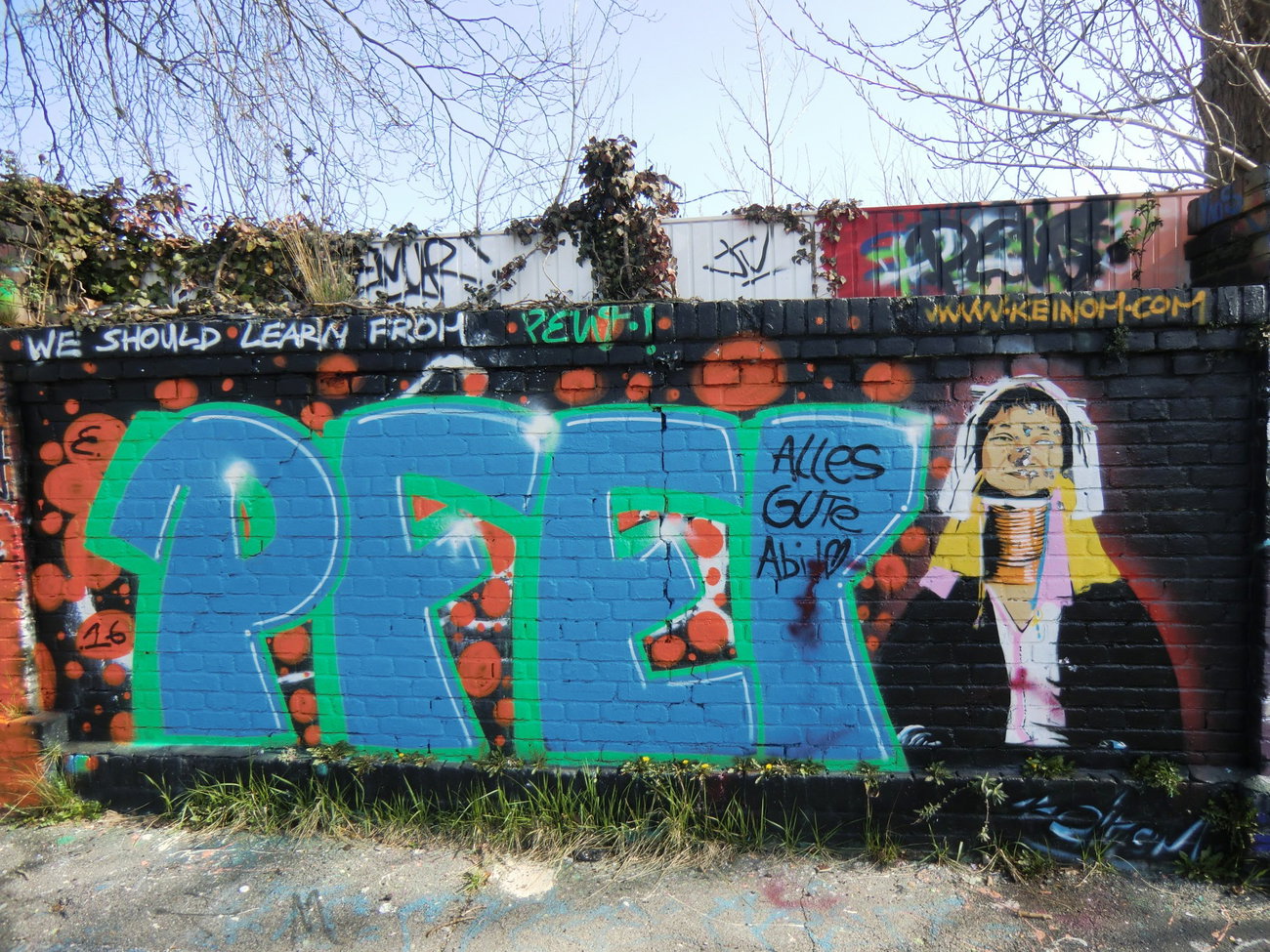 Graffiti Wall in Essen - Photo by Kico_one - Essen, NRW, Ruhrpott (2016)