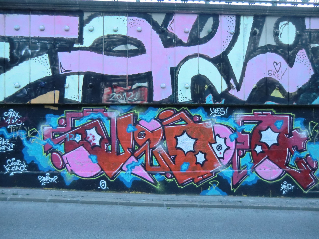 Graffiti Wall in Wien - Photo by Kico_one - Wien, Vienna, Austria