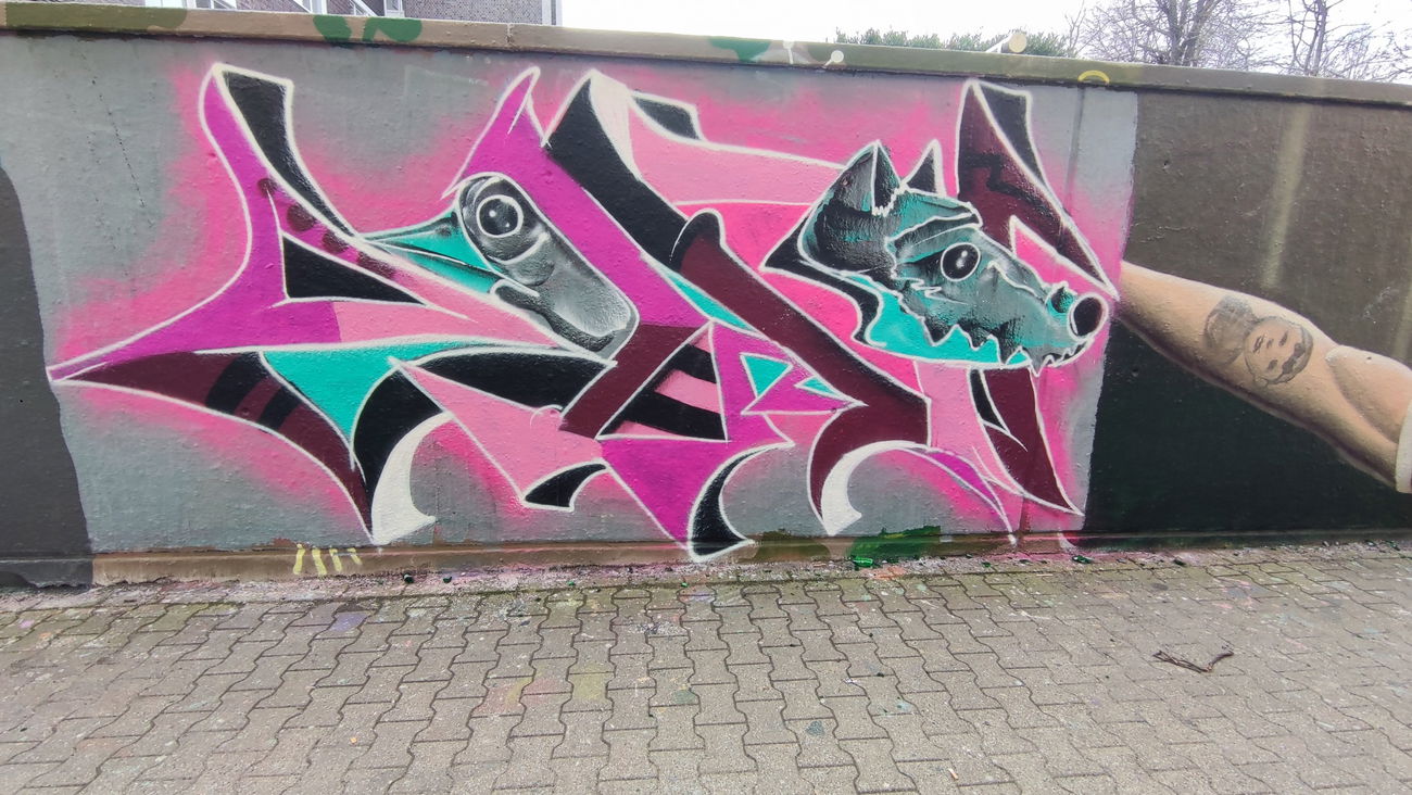 Graffiti Wall in Essen - Photo by Kico_one (2021)