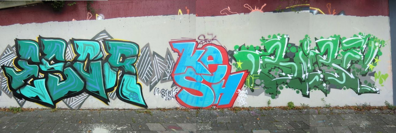 Graffiti Wall in Essen - Photo by Kico_one - Essen, NRW, Ruhrpott (2017)