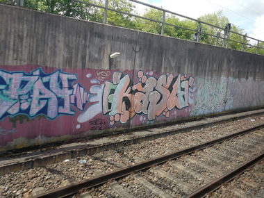 Graffiti Wall in Düsseldorf - Photo by Kico_one - Düsseldorf, Kaso