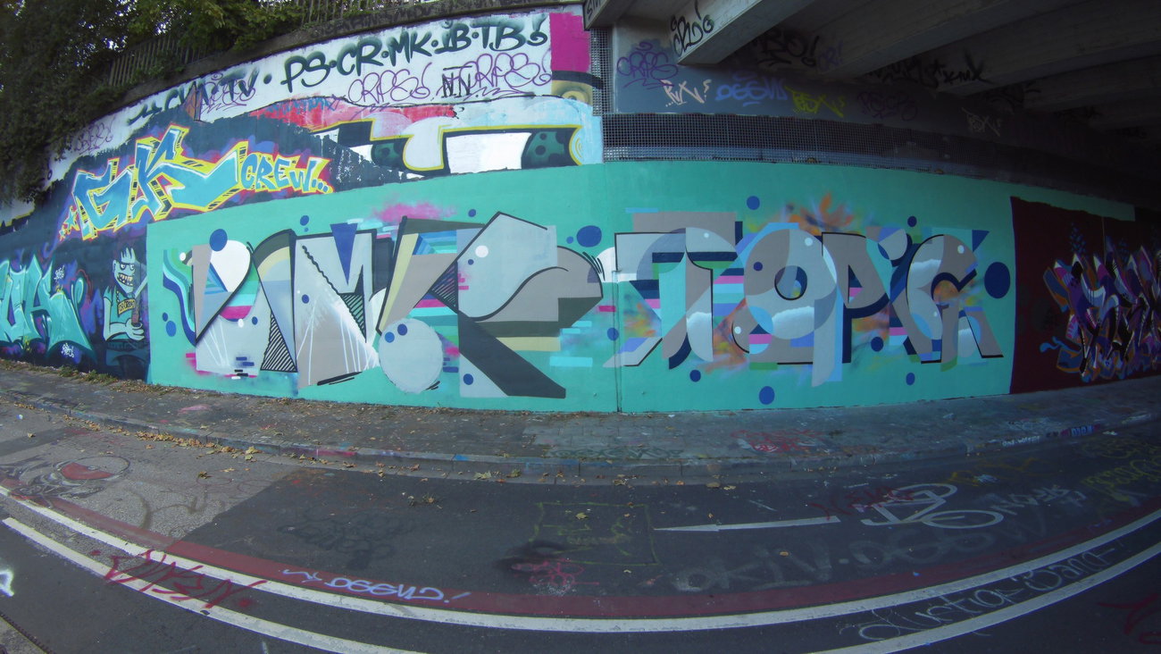 Graffiti Wall in Essen - Photo by Kico_one - Essen, NRW, Rohrpott (2016)