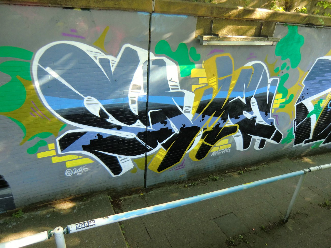 Graffiti Wall in Essen - Photo by Kico_one - Essen, Hafendampf (2015)