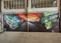 Graffiti Wall in Roermond weerstand - Photo by Kico_one - Che, Artlane (2025)