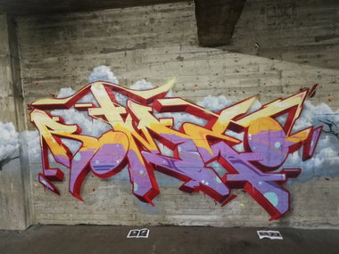 Graffiti Wall in Heerlen - Photo by Kico_one - Heerlen, UnframedEXPO, Romeo (2018)