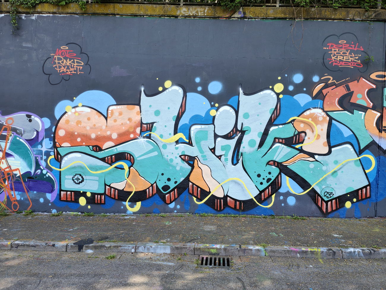 Graffiti Wall in Essen - Photo by Kico_one (2023)