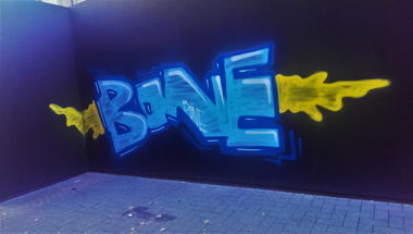 Graffiti Bombing in Köln - Photo by Kico_one - Köln, Bone