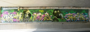 Graffiti in Essen - Photo by Kico_one - Essen, Hafendampf, OrsnZSone (2015)