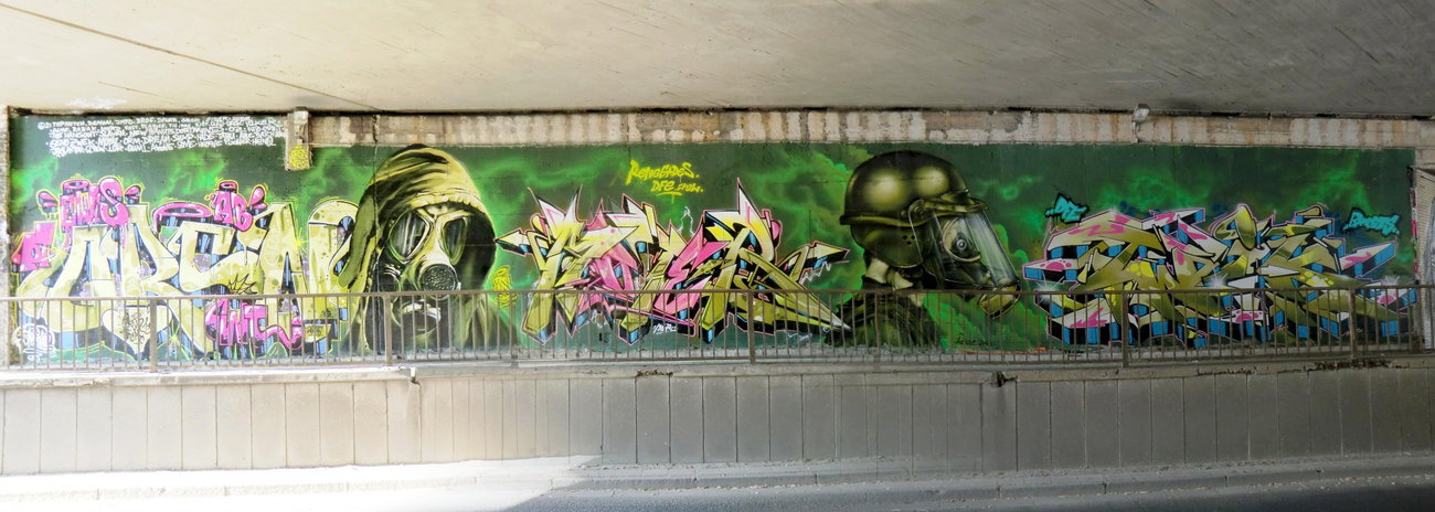 Graffiti in Essen - Photo by Kico_one - Essen, Hafendampf, OrsnZSone (2015)