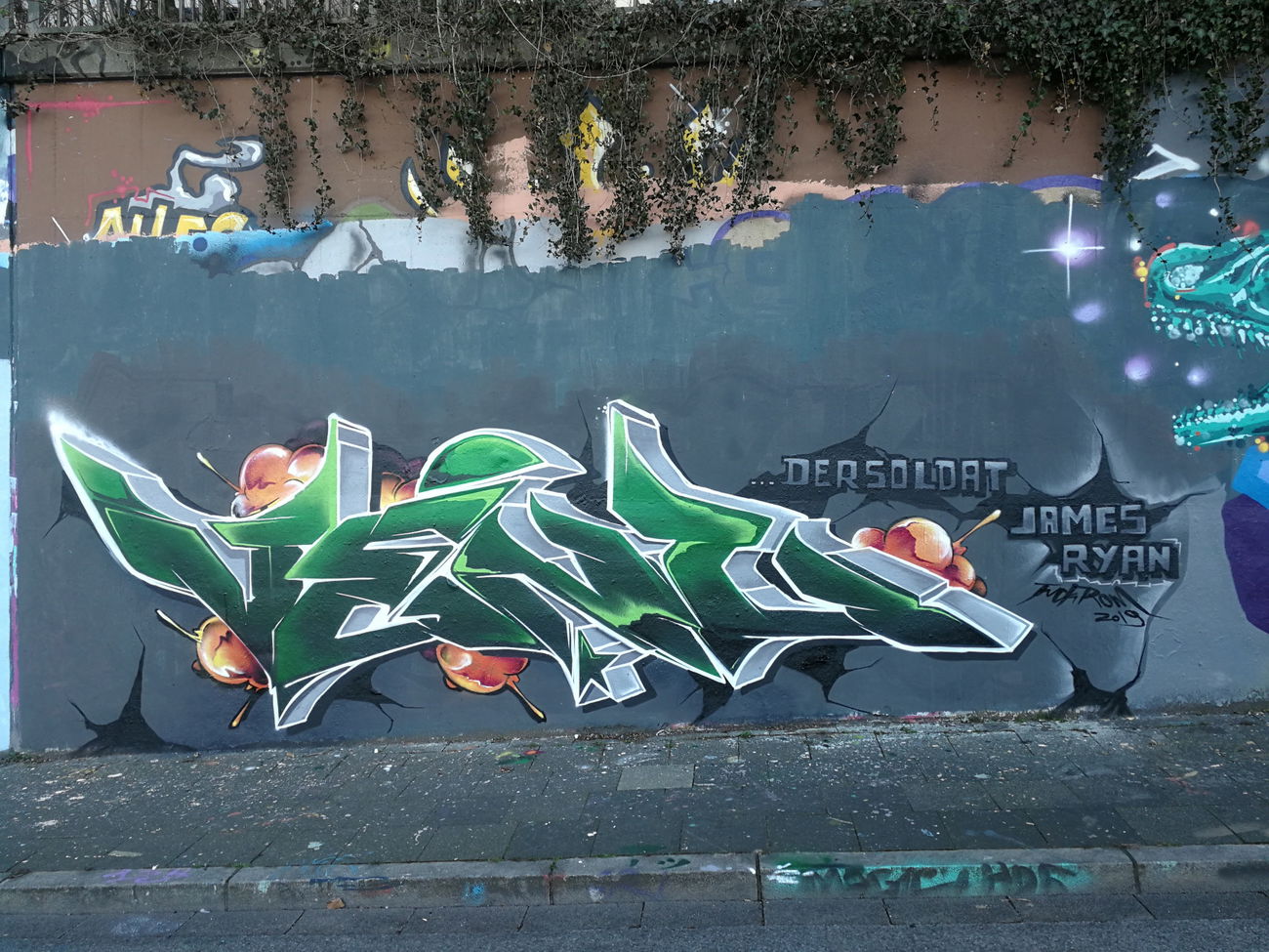 Graffiti Wall - Photo by Kico_one - Essen, NRW, Ruhrpott