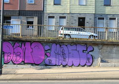 Graffiti Wall in Essen - Photo by Kico_one - Essen, Hafendampf, Jbcb (2015)