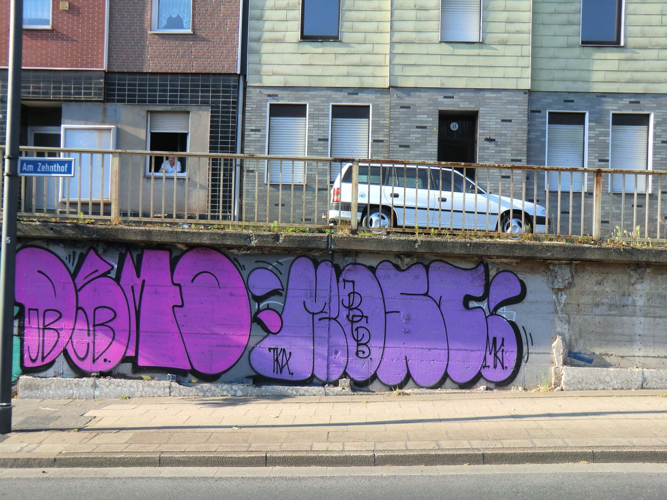 Graffiti Wall in Essen - Photo by Kico_one - Essen, Hafendampf, Jbcb (2015)