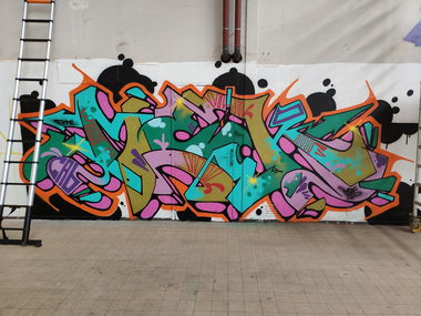 Graffiti Wall in Roermond weerstand - Photo by Kico_one (2025)