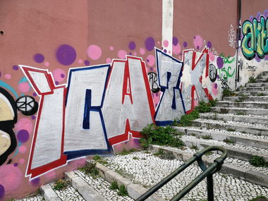 Graffiti Bombing in Lissabon - Photo by Kico_one - Lissabon, Portugal, Lisboa