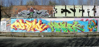 Graffiti Wall in Essen - Photo by Kico_one - Essen, NRW, Ruhrpott (2016)