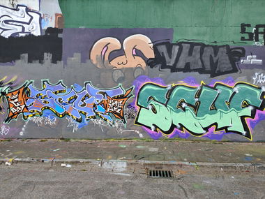 Graffiti Wall in Essen - Photo by Kico_one - Essen, Ruhrgebiet, Scuf (2023)