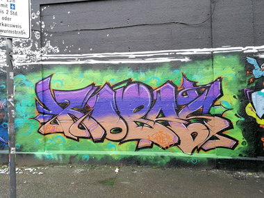 Graffiti Wall in München - Photo by Kico_one - München, Kobas