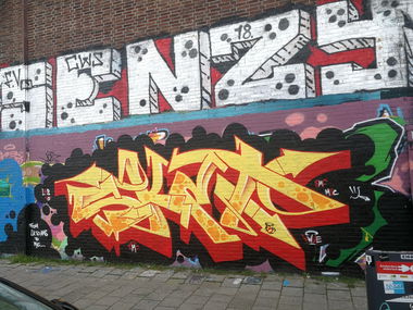 Graffiti Wall in Amsterdam - Photo by Kico_one - Amsterdam, Netherlands