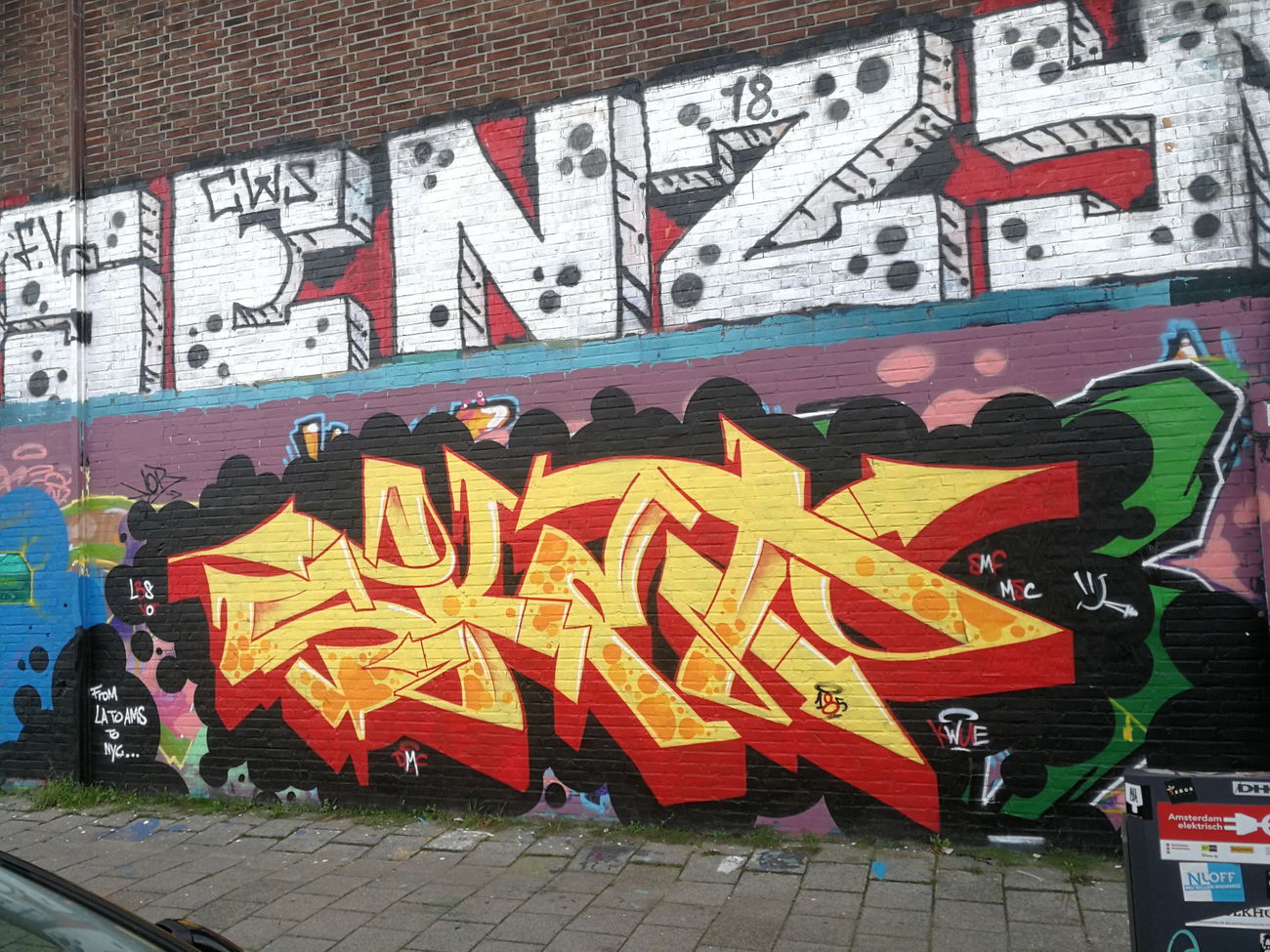 Graffiti Wall in Amsterdam - Photo by Kico_one - Amsterdam, Netherlands