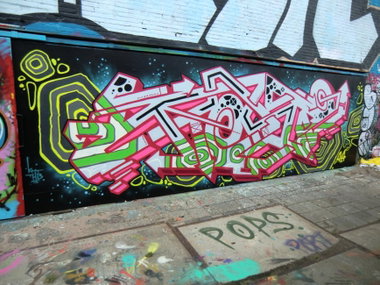 Graffiti Wall in Amsterdam - Photo by Kico_one - Amsterdam, NSDM, Werf (2015)