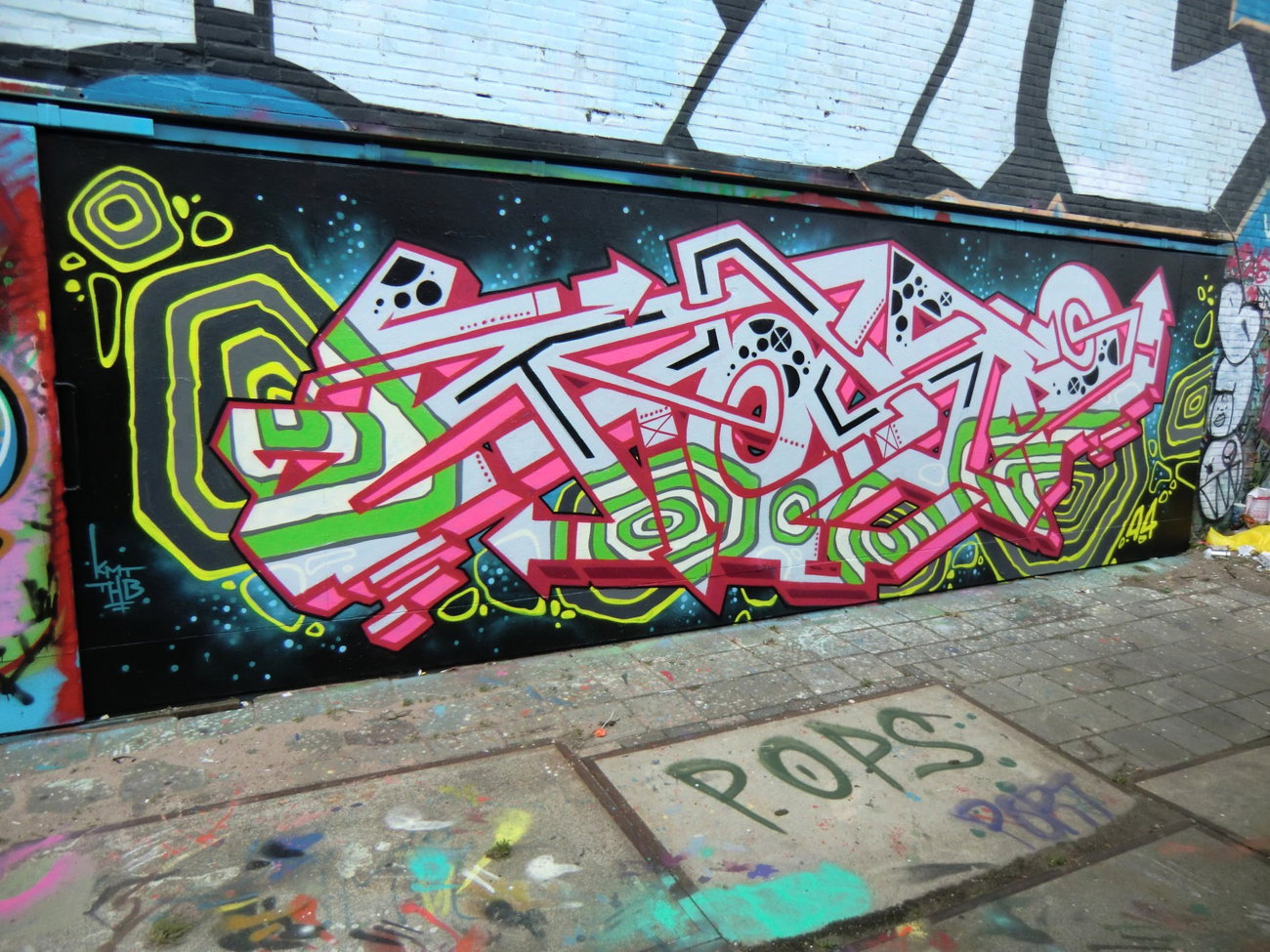 Graffiti Wall in Amsterdam - Photo by Kico_one - Amsterdam, NSDM, Werf (2015)