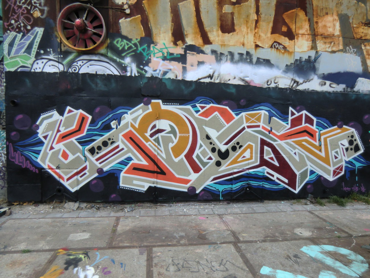 Graffiti Wall in Amsterdam - Photo by Kico_one - Amsterdam, NSDM, Werf