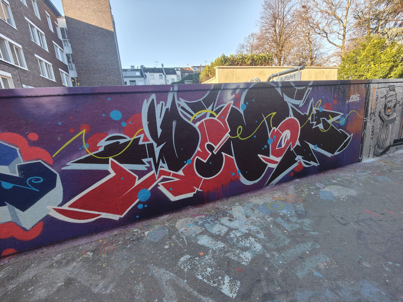 Graffiti Wall in Essen - Photo by Kico_one - Essen, Demon (2025)