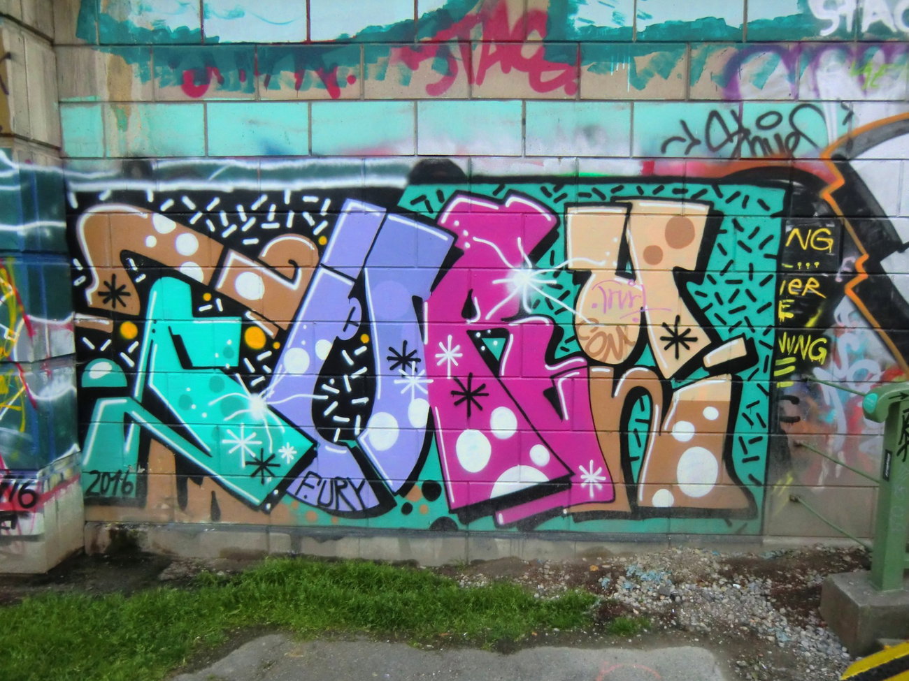 Graffiti Wall in Wien - Photo by Kico_one - Wien, Vienna, Austria