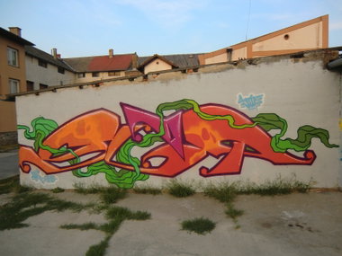 Graffiti Wall in Donji Miholjac - Photo by Kico_one - BackyardFestival, Croatia, DonjiMiholjac (2015)