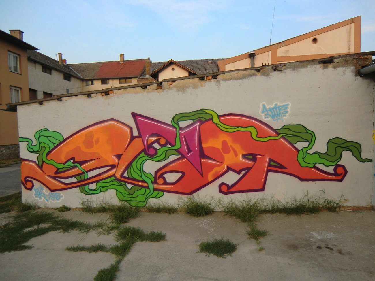 Graffiti Wall in Donji Miholjac - Photo by Kico_one - BackyardFestival, Croatia, DonjiMiholjac (2015)