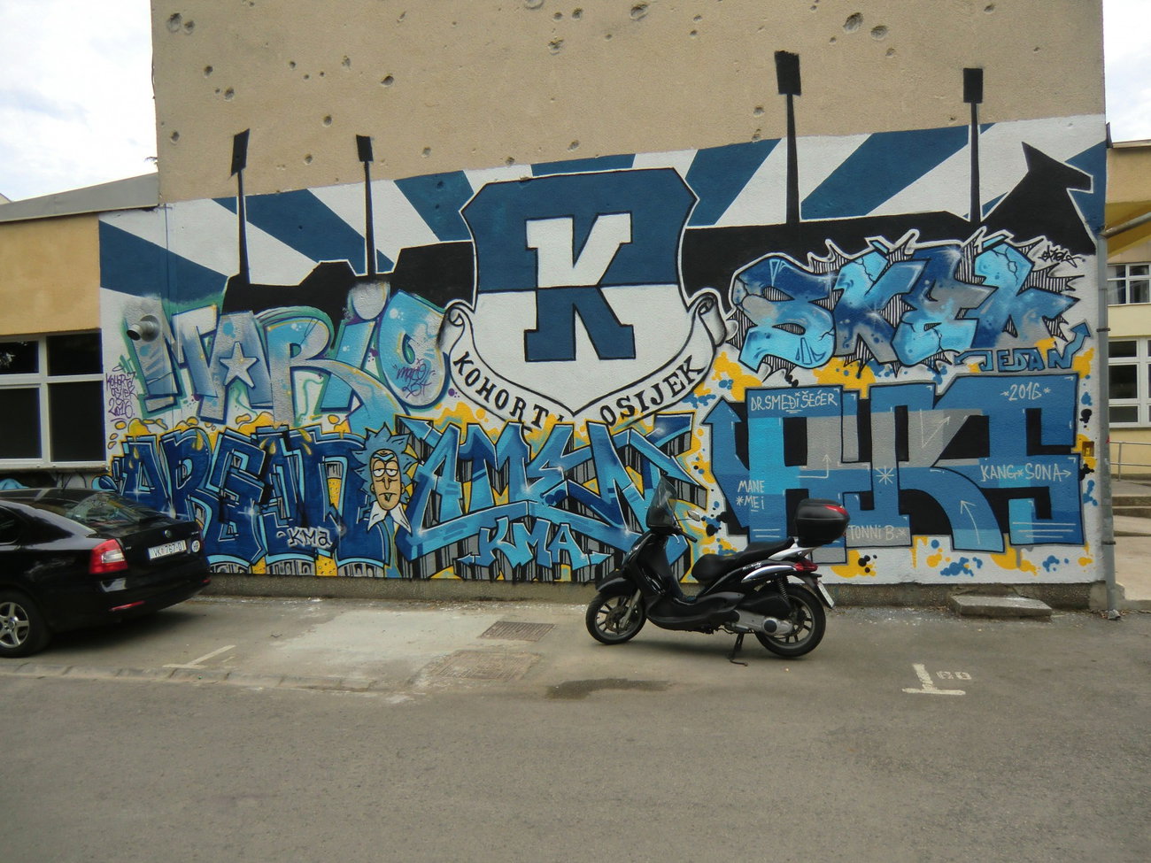 Graffiti Wall in Osijek - Photo by Kico_one - Osijek, Croatia, Hrvatska
