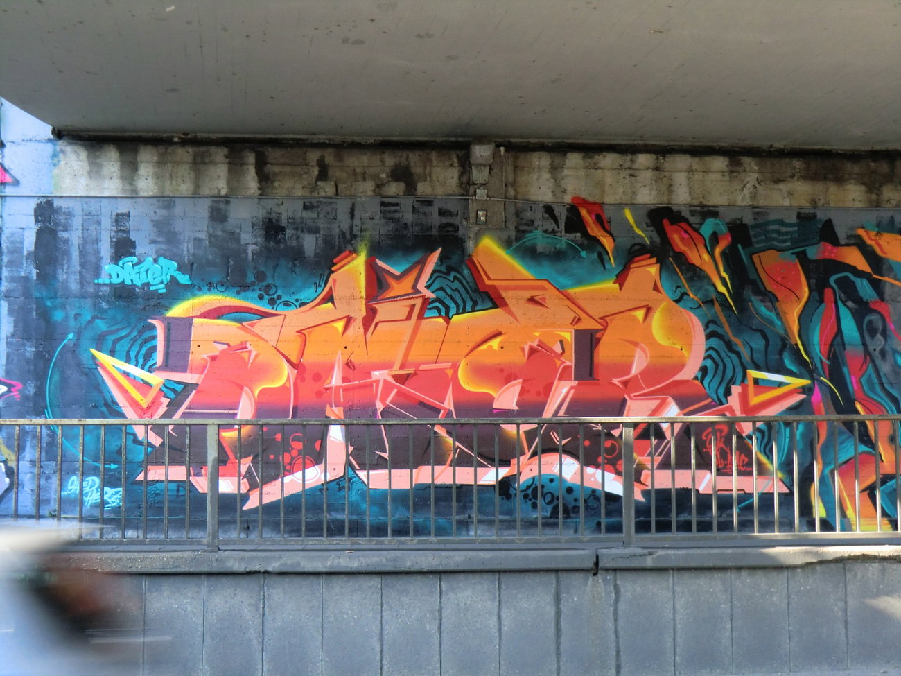 Graffiti Wall in Essen - Photo by Kico_one - Dater, Essen, Hafendampf (2015)