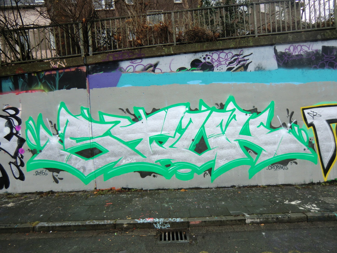 Graffiti Wall in Essen - Photo by Kico_one - Essen, Nrw, Ruhrpott (2016)