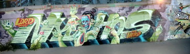 Graffiti Wall in Wien - Photo by Kico_one - Wien, Vienna, Austria