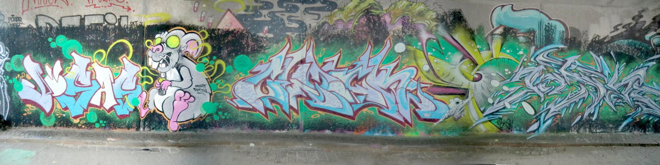 Graffiti Wall in Wien - Photo by Kico_one - Wien, Vienna, Austria