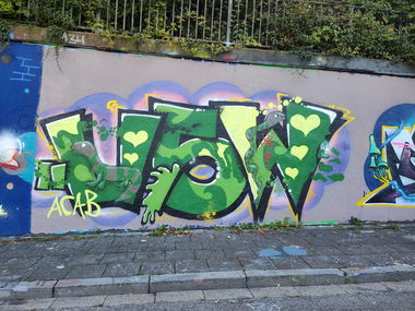 Graffiti Wall in Essen - Photo by Kico_one (2025)