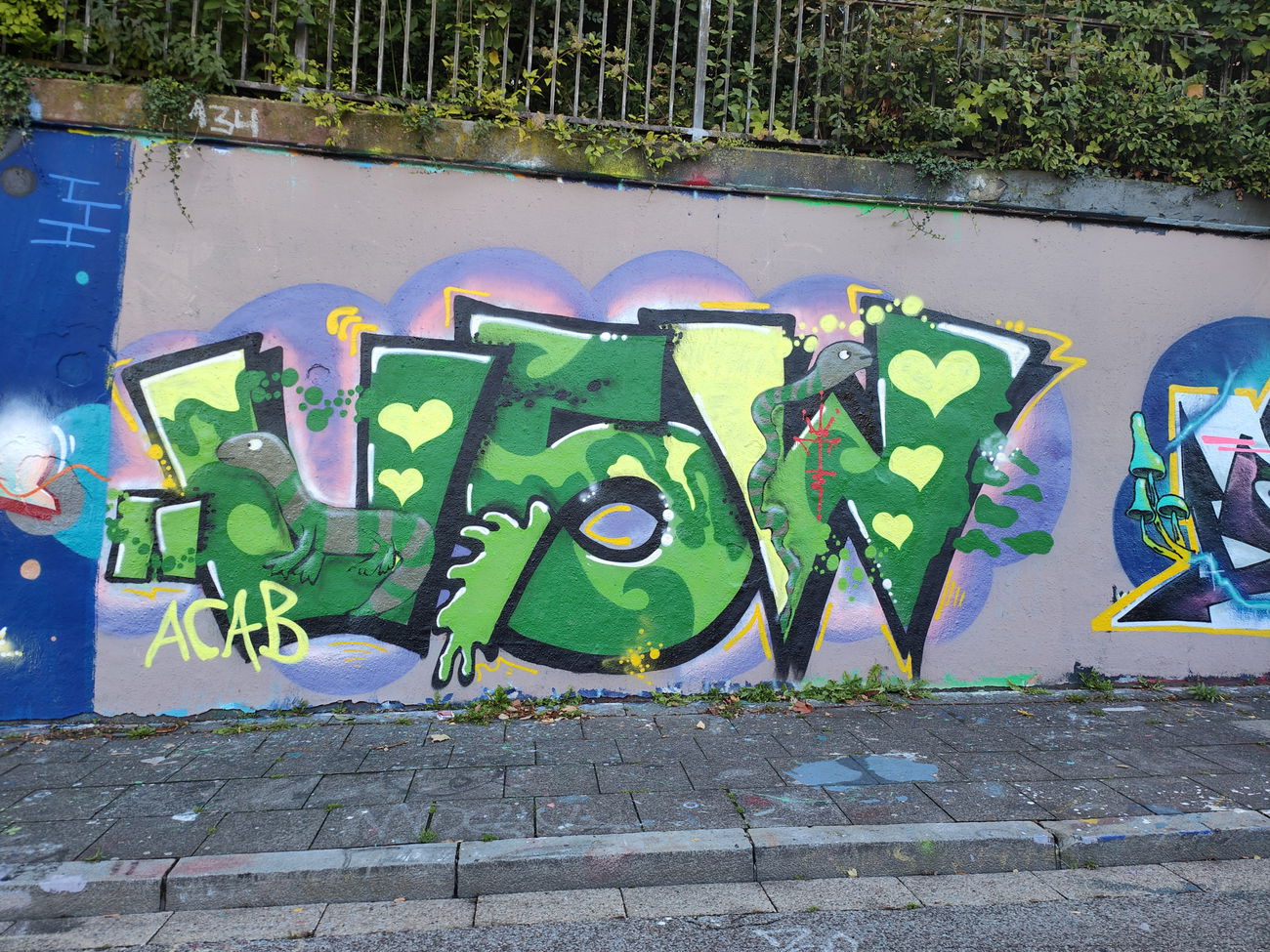 Graffiti Wall in Essen - Photo by Kico_one (2025)
