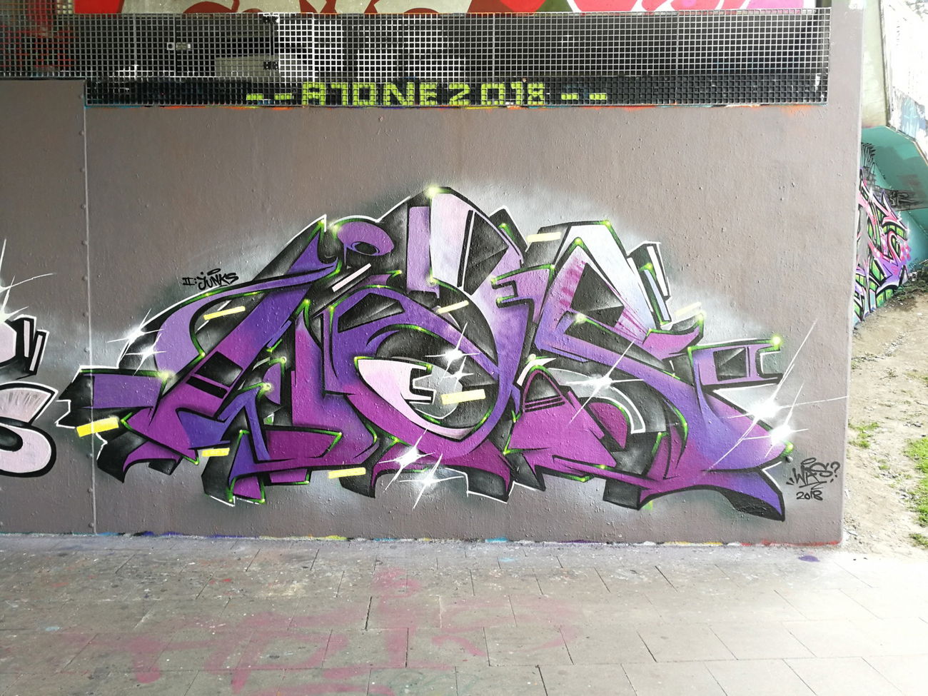 Graffiti Wall in Essen - Photo by Kico_one - Essen, Ruhrpott, NRW (2018)