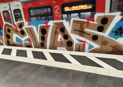 Graffiti Train in Frankfurt - Photo by Kico_one (2025)