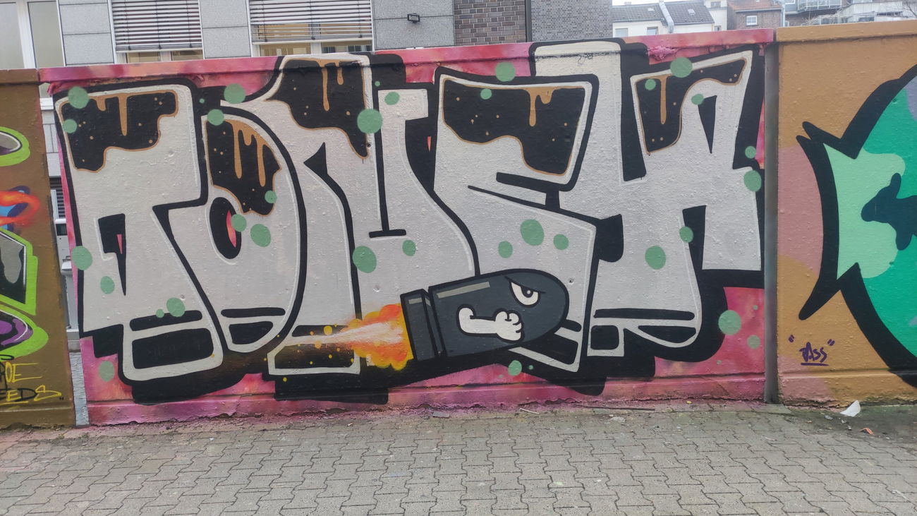 Graffiti Wall in Essen - Photo by Kico_one (2021)