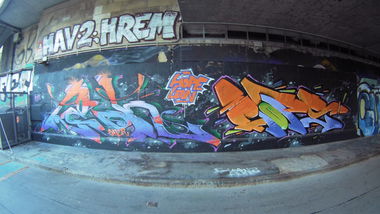 Graffiti Wall in Wien - Photo by Kico_one - Wien, Österreich, Vienna