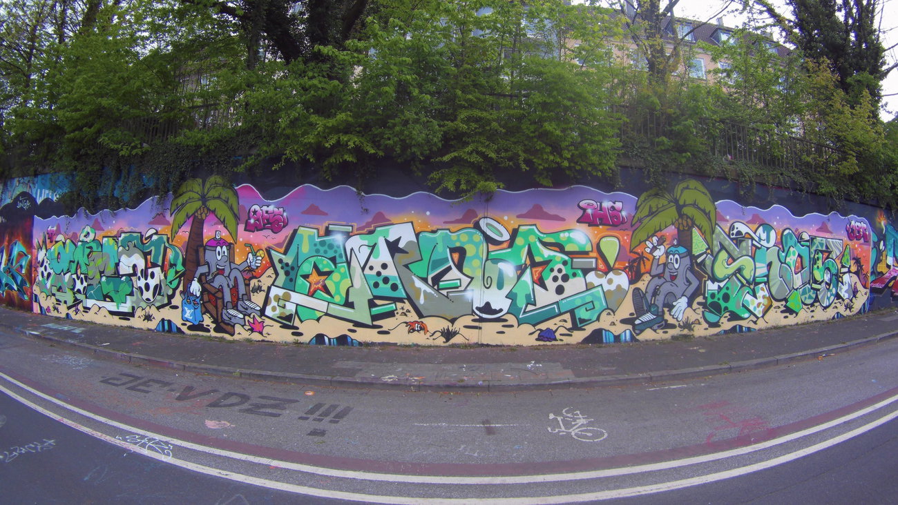 Graffiti Wall in Essen - Photo by Kico_one - Essen, NRW, Ruhrpott (2017)
