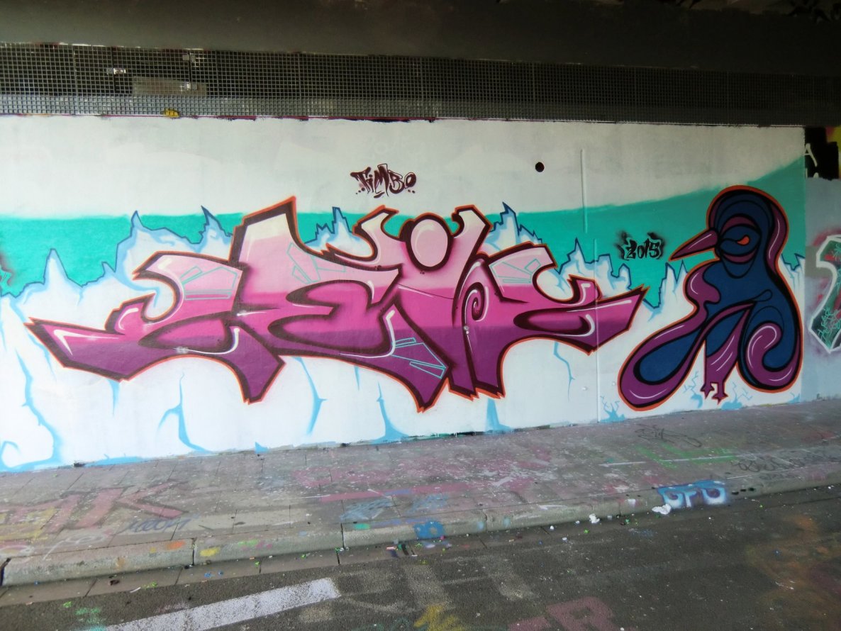 Graffiti Wall in Essen - Photo by Kico_one (2015)