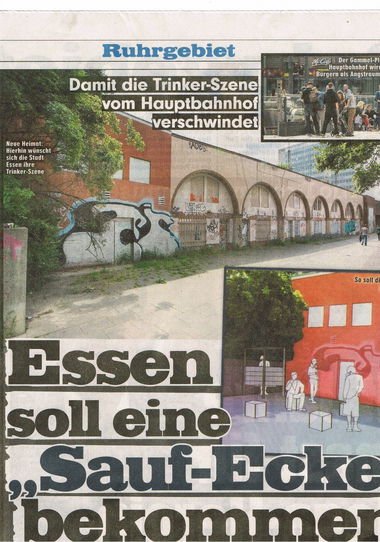 Graffiti Artwork in Essen hauptbahnhof - Photo by Kico_one - Ei, Eier, Eicrew (2015)