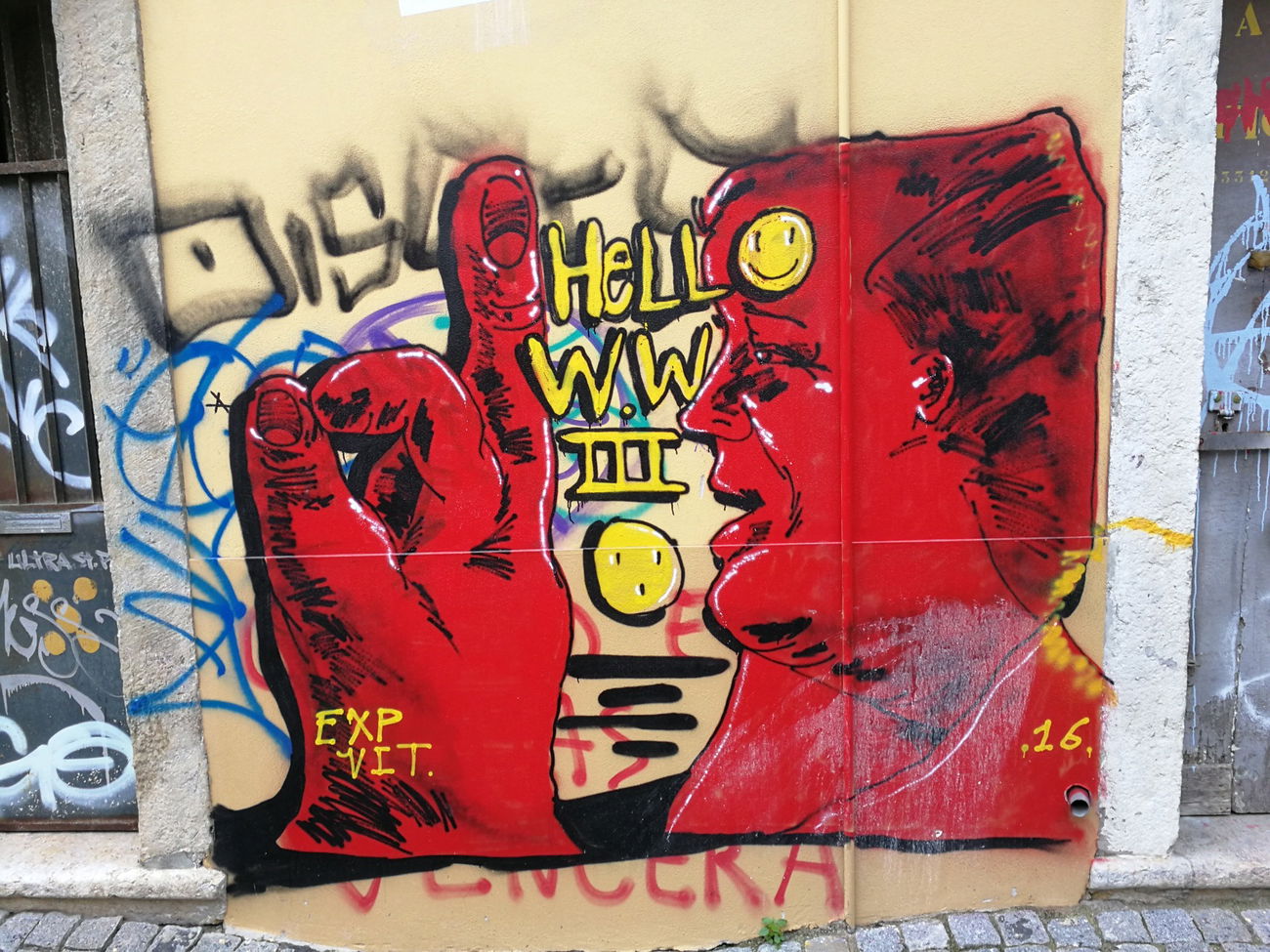 Graffiti Bombing in Lissabon - Photo by Kico_one - Lissabon, Portugal, Lisboa