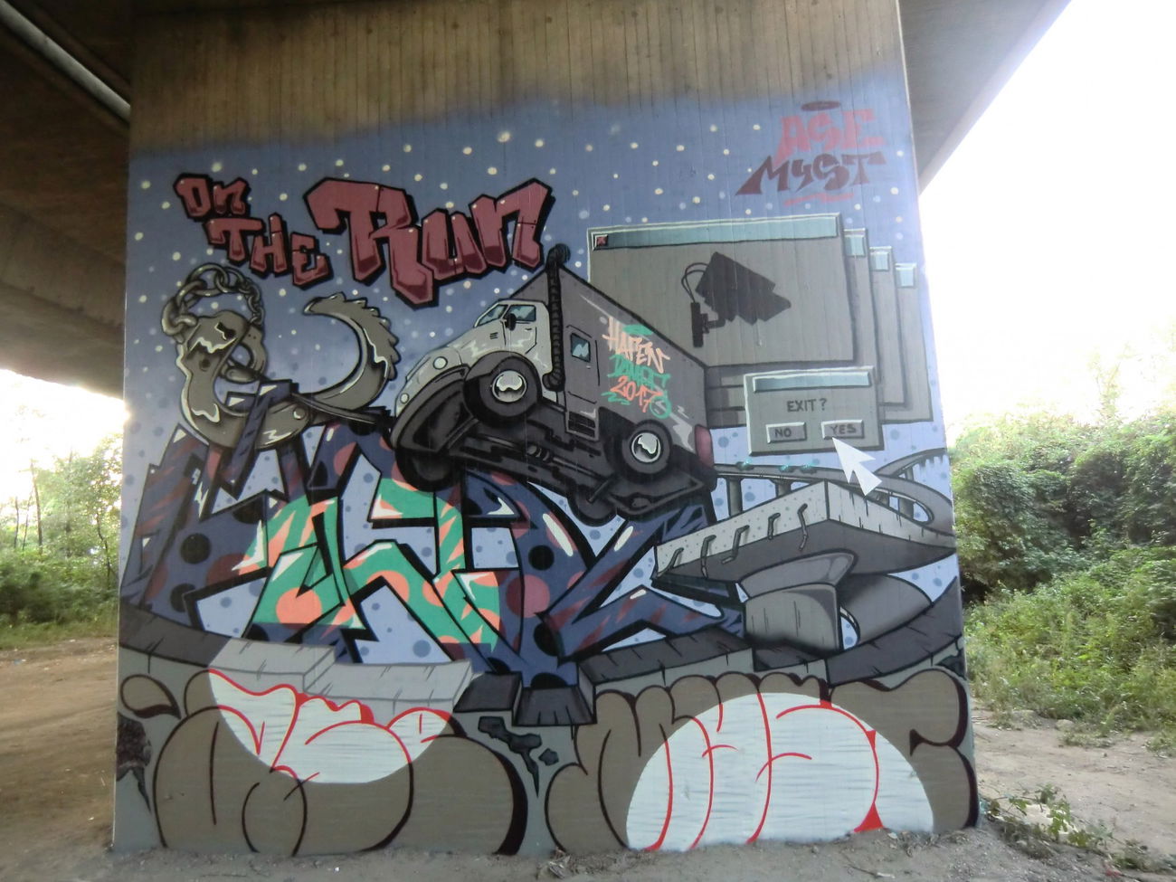 Graffiti Wall in Essen - Photo by Kico_one - Essen, NRW, Ruhrpott (2017)