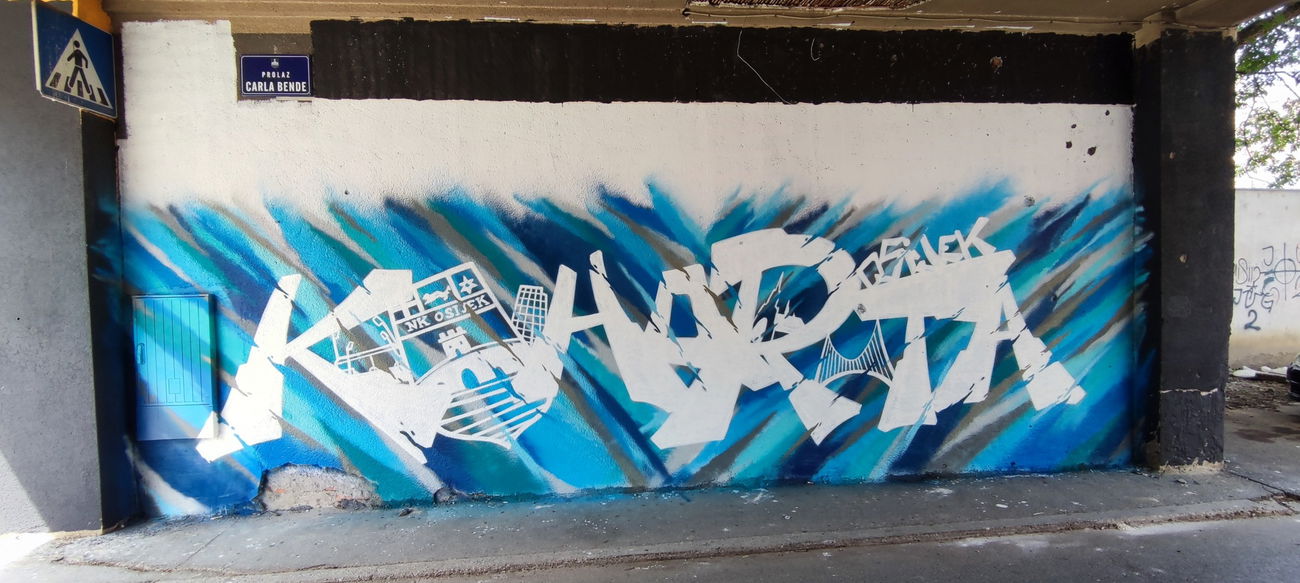 Graffiti Wall in Osijek - Photo by Kico_one (2021)