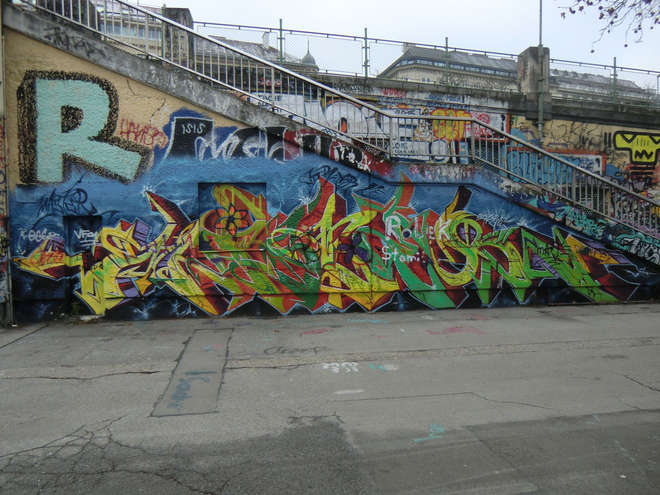 Graffiti Wall in Wien - Photo by Kico_one - Wien, Österreich, Vienna (2016)