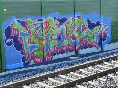 Graffiti Wall in Frankfurt - Photo by Kico_one