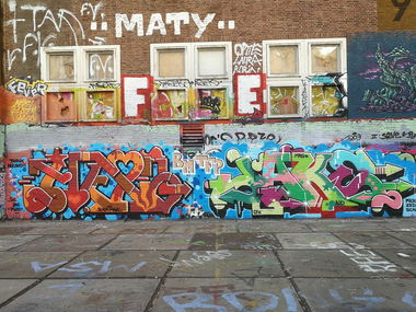 Graffiti Wall in Amsterdam - Photo by Kico_one - Amsterdam, Netherlands